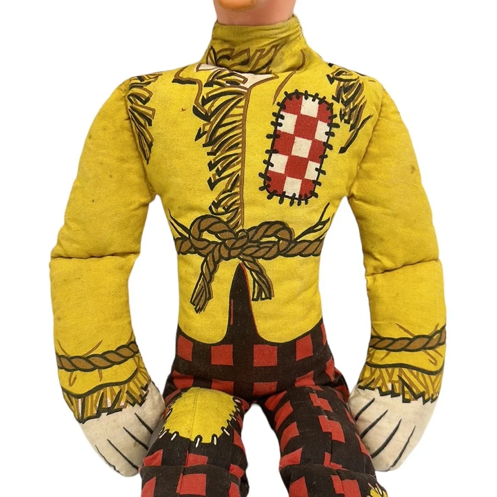 Vintage 1965 Ralston Purina RP Company Wizard Of Oz Scarecrow Plush Rubber Head